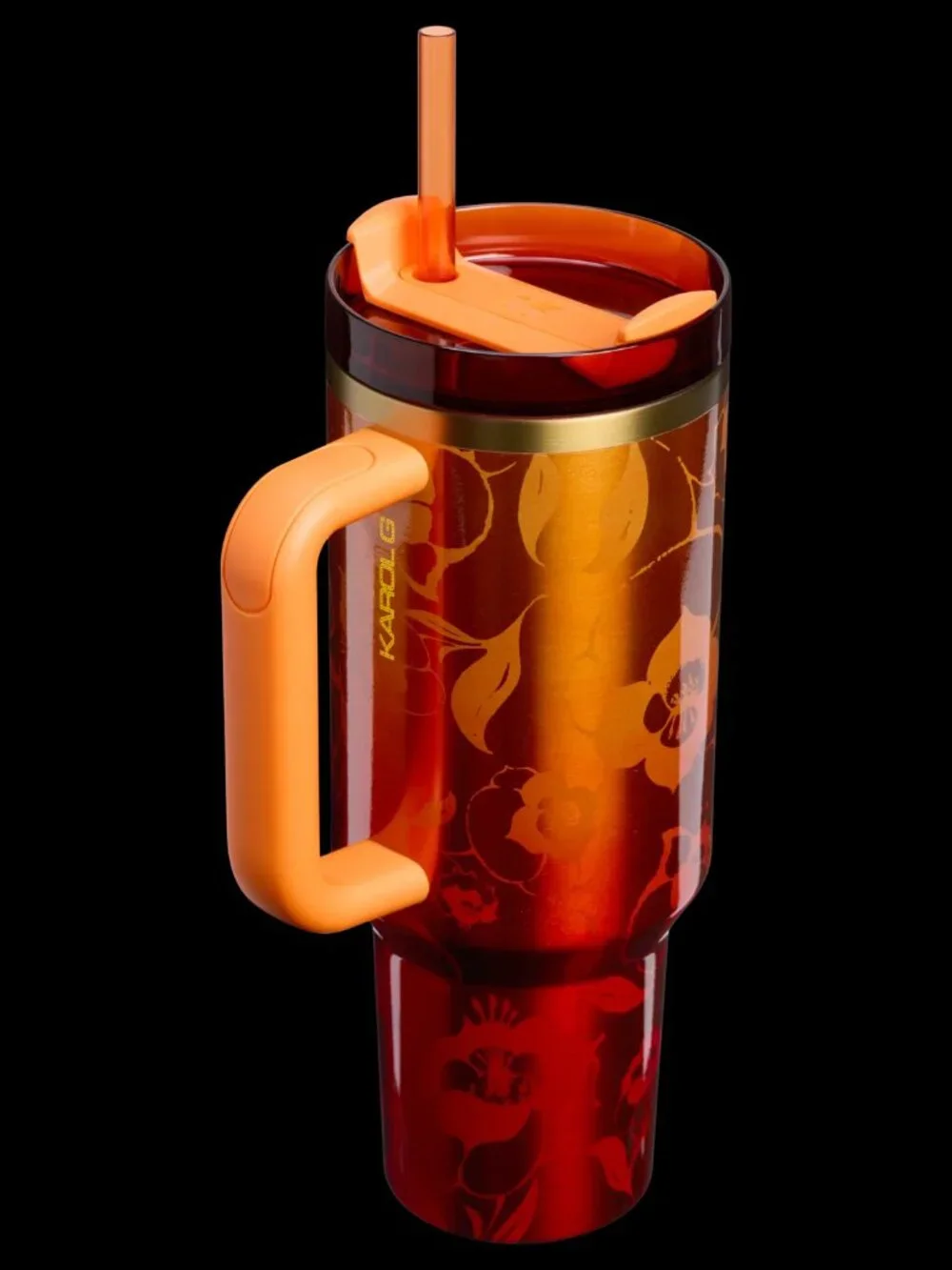 The Stanley 1913 x KAROL G Quencher® H2.0 Flowstate™ Tumbler -Karol G Flor 40 oz - Picture 3 of 7